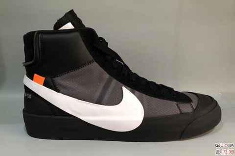 OW联名Nike Blazer Mid黑色实物欣赏潮牌品牌 Off-White x Nike Blazer Mid “Black”偏码吗（OW联名Nike Blazer Mid黑色实物欣赏 Off-White x Nike Blazer Mid “Black”偏码吗）