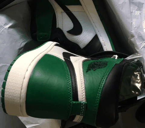 AJ1黑绿脚趾开箱测评潮牌商城 AJ1黑绿脚趾实物欣赏（AJ1黑绿脚趾开箱测评 AJ1黑绿脚趾实物欣赏）