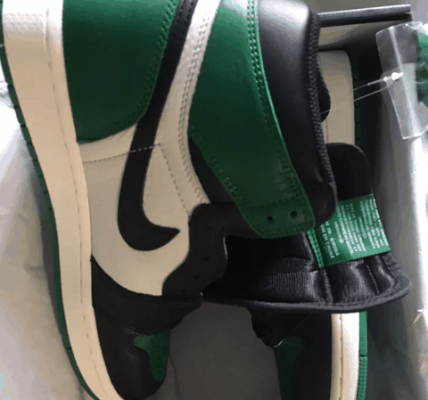 AJ1黑绿脚趾开箱测评潮牌商城 AJ1黑绿脚趾实物欣赏（AJ1黑绿脚趾开箱测评 AJ1黑绿脚趾实物欣赏）