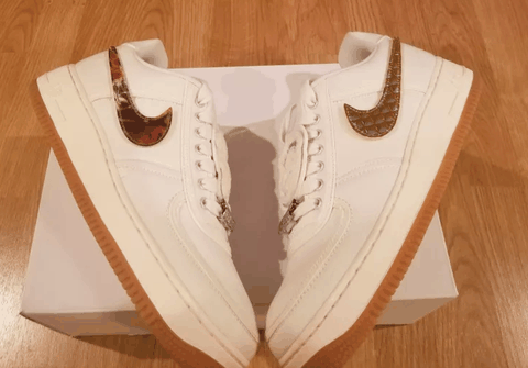 Af1 travis scott实物欣赏 Af1 travis scott上脚图