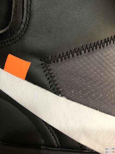 OW联名Nike Blazer Mid黑色开箱测评 Off-White x Nike Blazer Mid “Black”实物细节赏析