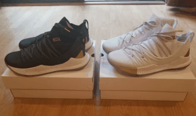  库里在前不久刚潮牌品牌刚结束了中国行（库里5黑白金鸳鸯开箱 库里5黑白金鸳鸯打球怎么样）