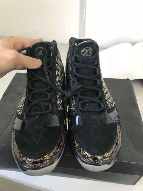 小编最近入手潮牌品牌的一双AJ23黑金（AJ23黑金开箱测评 AJ23黑金细节欣赏）