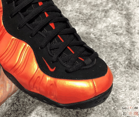 耐克喷泡辣椒红开箱测评 Air Foamposite One “Habanero Red”实物细节赏析