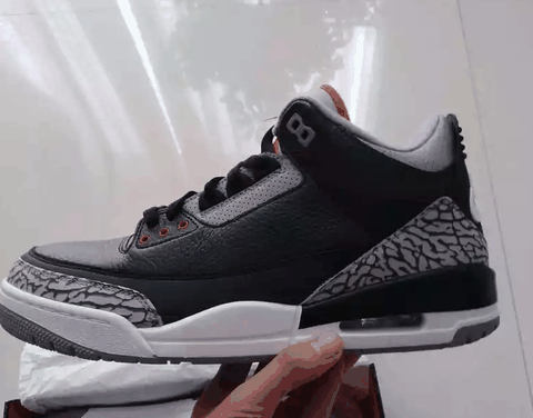 AJ3黑水泥静态开箱 AJ3黑水泥拆解测评