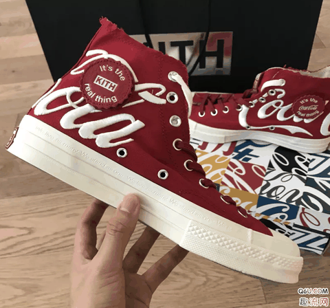 可口可乐 X 匡威 X kith 二代白红开箱测评 2018kith x coca-cola x 匡威上脚好看吗
