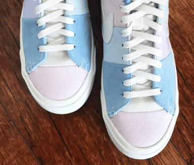 不难发现鞋款针潮牌资讯线做工很是一般（Nike Blazer 复活节开箱 Nike Blazer 复活节偏码吗）