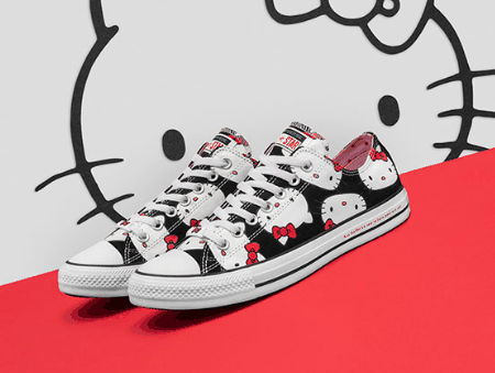 并伴有相关服潮牌资讯饰一并登场（Hello Kitty x 匡威联名在哪买 Hello Kitty x 匡威联名有哪些）