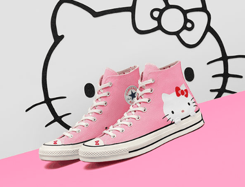 并伴有相关服潮牌资讯饰一并登场（Hello Kitty x 匡威联名在哪买 Hello Kitty x 匡威联名有哪些）