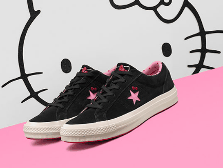 并伴有相关服潮牌资讯饰一并登场（Hello Kitty x 匡威联名在哪买 Hello Kitty x 匡威联名有哪些）