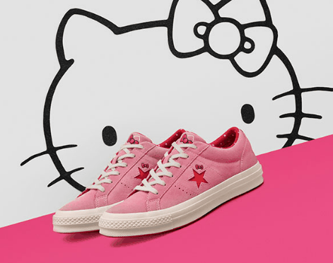 并伴有相关服潮牌资讯饰一并登场（Hello Kitty x 匡威联名在哪买 Hello Kitty x 匡威联名有哪些）