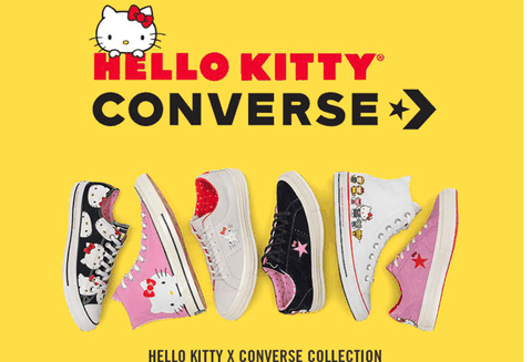 并伴有相关服潮牌资讯饰一并登场（Hello Kitty x 匡威联名在哪买 Hello Kitty x 匡威联名有哪些）