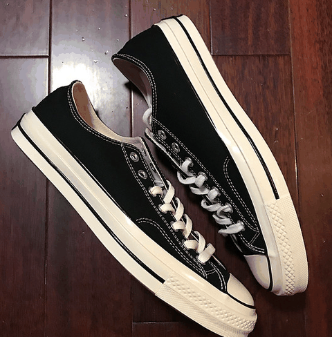 除了两条很显潮牌品牌眼橡胶黑边（CONVERSE All Star 70帆布鞋开箱 匡威 All Star 70帆布鞋实物欣赏）
