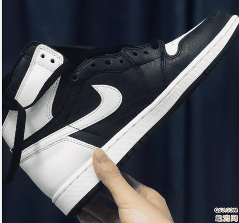最担心的问题就潮牌是鞋面褶皱的问题（AJ1 OG Re2pect开箱 AJ1 OG Re2pect实物欣赏）