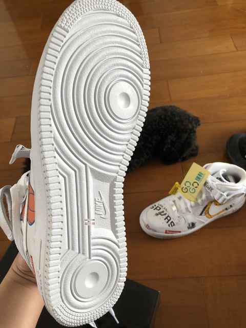 Supreme x NBA x Nike Air Froce 1 Mid 开箱测评 Supreme x NBA x Nike Air Froce 1 Mid上脚好看吗