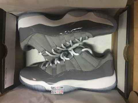 AJ11低帮酷灰开箱测评 AJ11 low 酷灰值得买吗