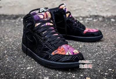 这双 Air Jordan 1 Retro High OG LHM “潮牌品牌Los Primeros/POMB”在黑色基调下的激情释放（AJ1拉美限定开箱测评 AJ1拉美限定上脚好看吗）
