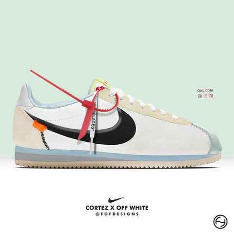 OFF WHITE联名Cortez多少钱 OFF WHITE x Nike Cortez实物赏析