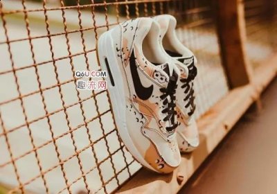 整体看来军潮牌汇潮牌网店事风满满（耐克Air Max 1 沙漠迷彩上脚好看吗 Nike Air Max 1 “Desert Camo” 实物细节赏析）