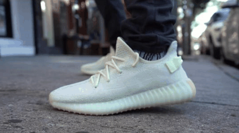YEEZY 350黄油开箱测评 Yeezy350 v2“butter”上脚赏析