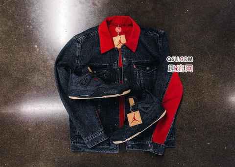 AJ4李维斯黑白单宁上脚好看吗 Levi’s x Air Jordan 4 多少钱