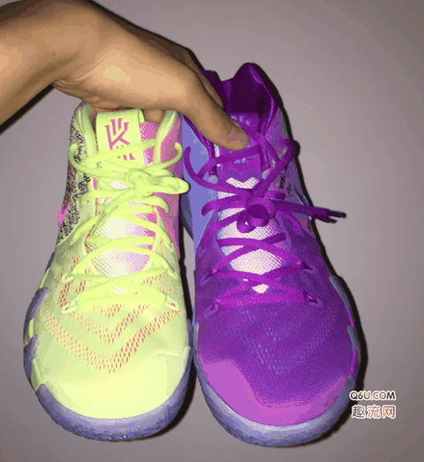 欧文4鸳鸯色实物鉴赏 Nike Kyrie 4“Confetti”值得入手吗