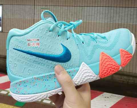 欧文4塔图姆配色开箱 Kyrie 4 “power is female” 上脚好看吗