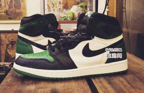 AJ1黑绿脚趾上脚 Air Jordan 1 “Pine Green”上脚好看吗
