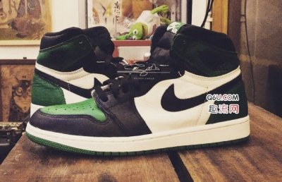 AJ1黑绿脚趾上脚 Air Jordan 1 “Pine Green”上脚好看吗