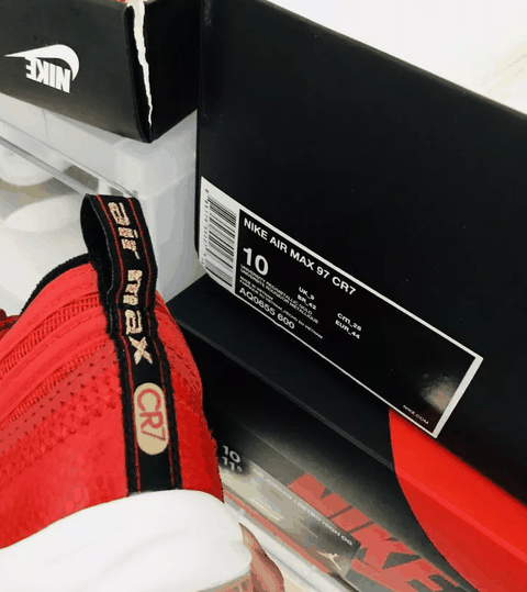 C罗限定红子弹开箱 air max 97红子弹开箱测评