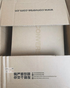 很薄 防盗潮牌汇潮牌网店扣 鞋后跟（匡威OW开箱图 OFF WHITE联名匡威实物开箱）