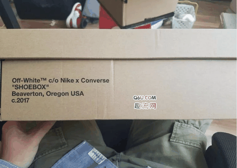 匡威OW开箱图 OFF WHITE联名匡威实物开箱