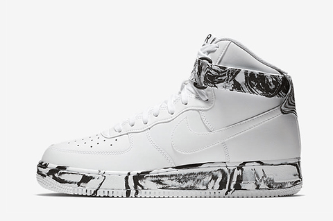 空军一号高帮水墨色在哪买 Nike AF1 Hi新款水墨多少钱 