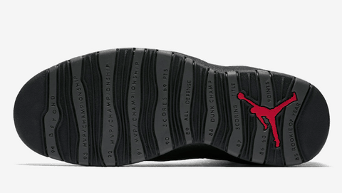 AJ10 shadow脚感好吗 耐克AJ10“Shadow”细节欣赏
