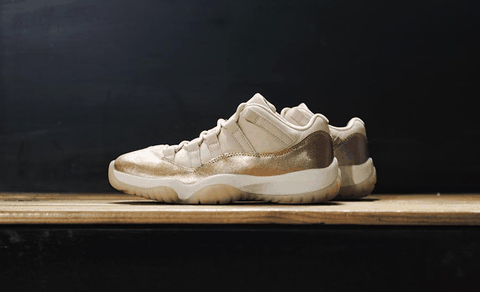 AJ11 low玫瑰金开箱测评 AJ11 Rose Gold低帮版实物细节赏析