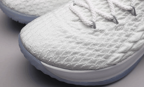 LBJ15 low纯白开箱测评 詹15纯白低帮开箱赏析