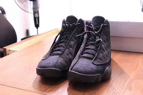 AJ13黑猫开箱测评 Air Jordan 13黑猫实物赏析