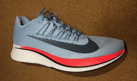 耐克ZOOM FLY冰蓝开箱测评 Nike ZOOM FLY跑鞋实物细节赏析