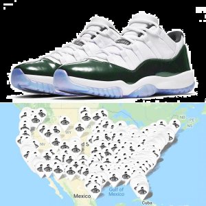 在全球范围内多个店铺都有线下发售！ AJ11“Ir潮牌汇潮牌网idescent”发售店铺有哪些 下图为AJ11“Iridescent”发售店铺 可以看出来（AJ11“Iridescent”发售店铺有哪些 AJ11复活节购买地址）