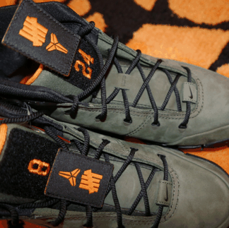 Undefeated联名科比1绿橙配色细节欣赏 Undefeated x Kobe 1 Protro绿橙实物赏析