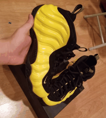 Nike武当喷开箱测评 耐克明黄喷泡实物细节赏析