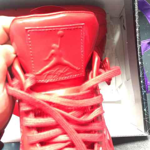 AJ4红漆皮开箱测评 Air Jordan 4红漆皮细节赏析