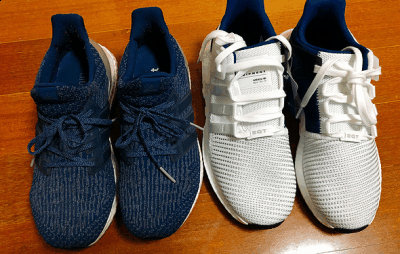  中底厚度 EQT boost UB boost厚度 目测潮牌品牌鞋跟处EQT boost 至少是ultra boost 厚度的1.5倍（阿迪达斯EQT boost和UB对比测评 阿迪EQT Boost和Ultra boost哪个好）