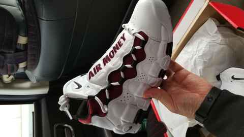 耐克Air more money全明星配色实物开箱 Air more money全明星细节赏析