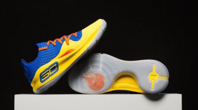 趣流网小编觉得还行 库里4低帮游戏主题怎潮牌么入手 这次的Curry 4低帮版本以游戏“NBA Jam”为配色灵感（库里4低帮游戏主题怎么入手 UA Curry 4 Low“NBA Jam”多少钱）