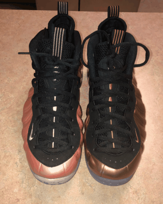 耐克新粉喷和铜喷有什么不同 Air Foamposite One“Elemental Rose”实物对比