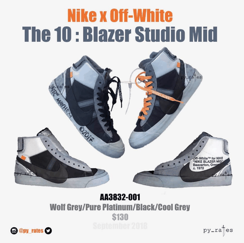 Virgil Abloh联名耐克2018系列多少钱 Virgil Abloh x NIKE 2018值得买吗