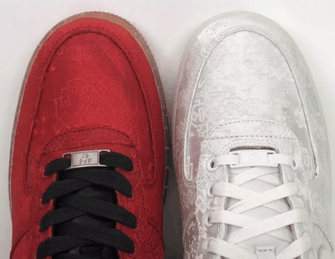 AF1 x CLOT红白丝绸对比 AF1白丝绸与红丝绸的不同之处 