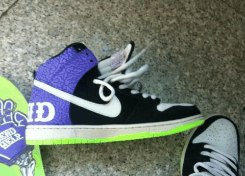 耐克SB dunk龙骨实物开箱 Nike Dunk High SB send help细节鉴赏