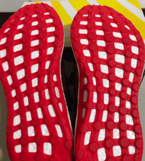 Adidas PureBoost狗年配色开箱图 阿迪达斯PureBoost上脚测评